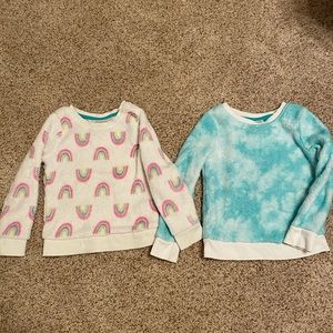 Girls Cat & Jack fleece sweatshirts Size 5